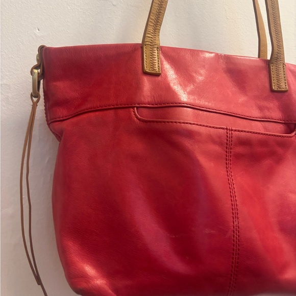 Hobo Cecily Red Leather Tote - Picture 3 of 8